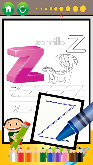 ABC Easy Coloring Book Pages For Kids & Adults Screenshots