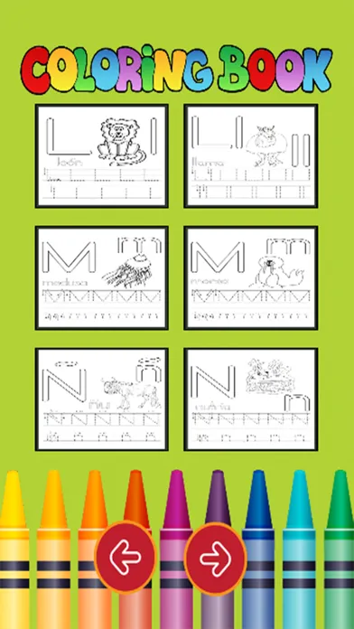 ABC Easy Coloring Book Pages For Kids & Adults Screenshots
