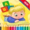 Dot to Dot Letters Alphabet Coloring Book For Kids