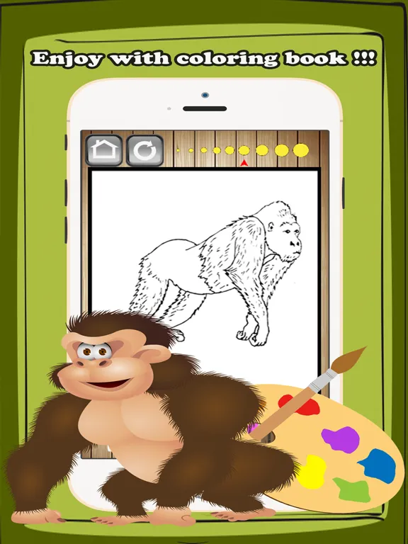 Captures d'écran de Wild Animals Coloring Book Kids Educational Games iPad 