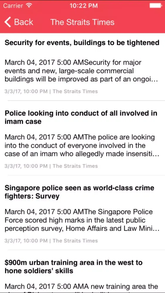 Breaking News - Singapore Screenshots