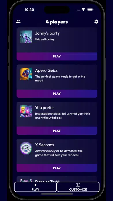 Apero Quizz - Party Games应用截图