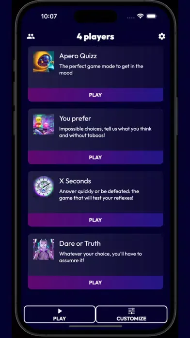 ภาพหน้าจอของ Apero Quizz - Party Games