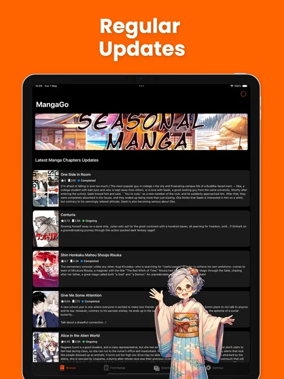 MangaGo Manga & Manhwa Reader iPad  سکرین شاٹس