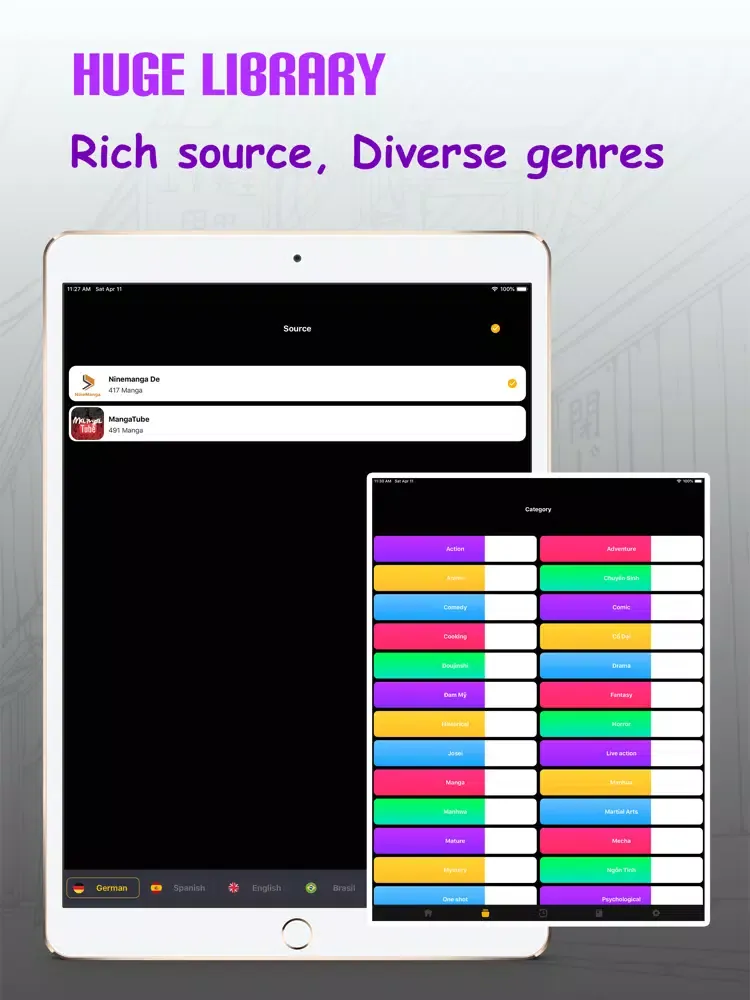 Manga Reader - My Manga Viewer iPad  Ekran Görüntüleri