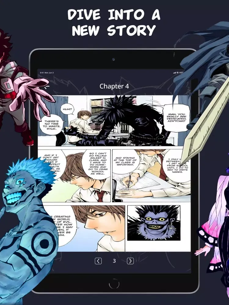 Manga Reader : Pocket Comics iPad 應用截圖