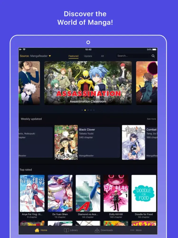 Скриншоты Manga Mew - Amazing Reader iPad 