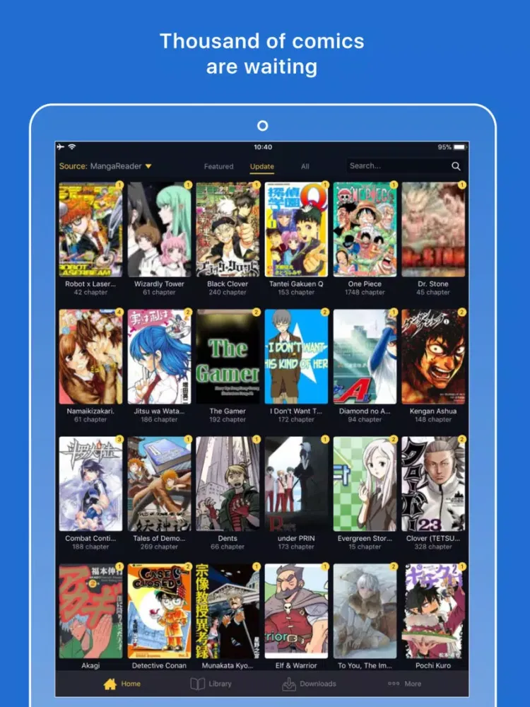 Скриншоты Manga Mew - Amazing Reader iPad 