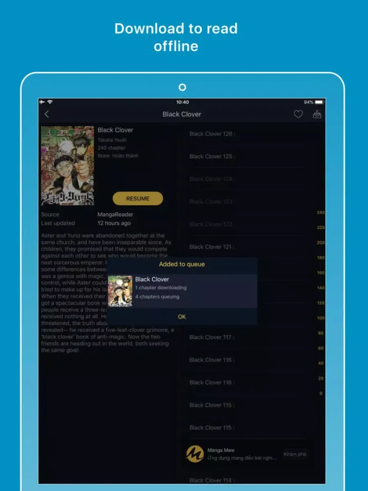 Скриншоты Manga Mew - Amazing Reader iPad 