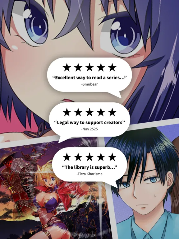 Mangamo Manga Reader & Comics iPad 应用截图