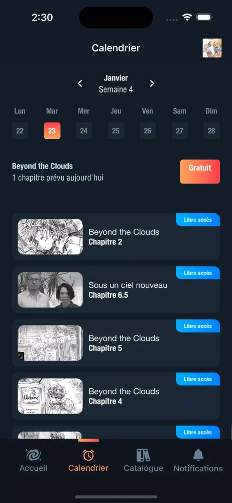 Capturas de pantalla de Manga Nova