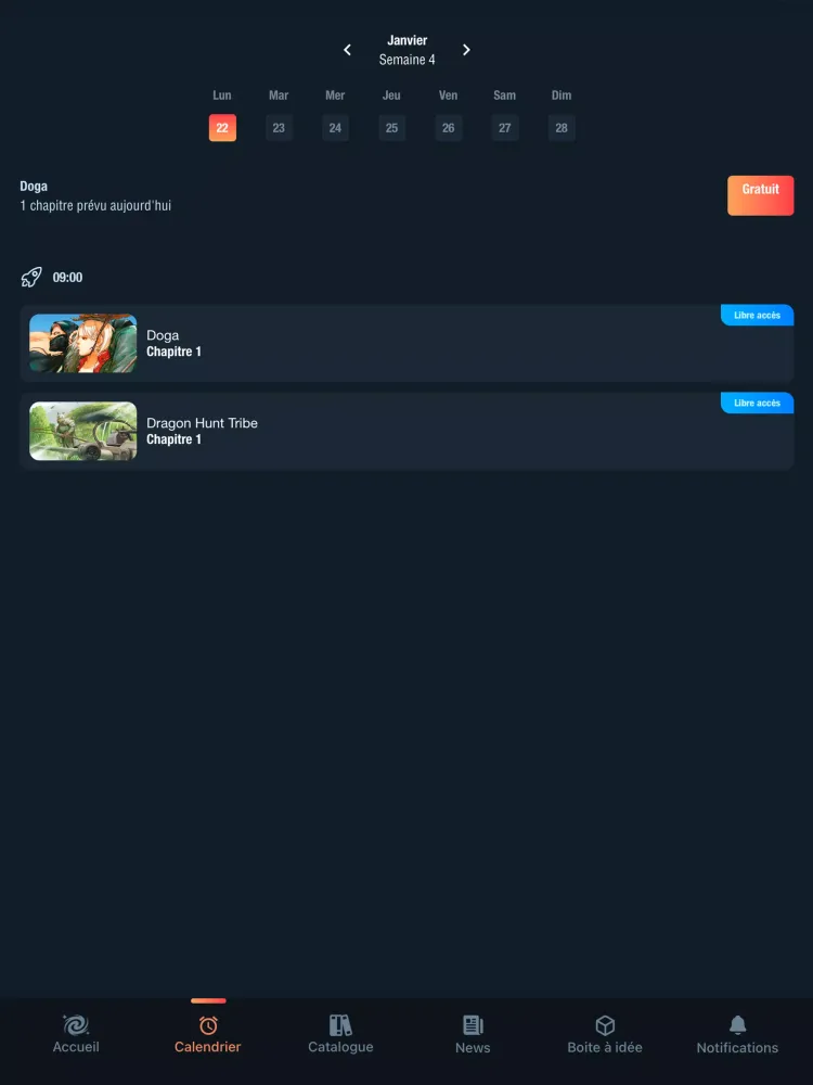Capturas de pantalla de Manga Nova