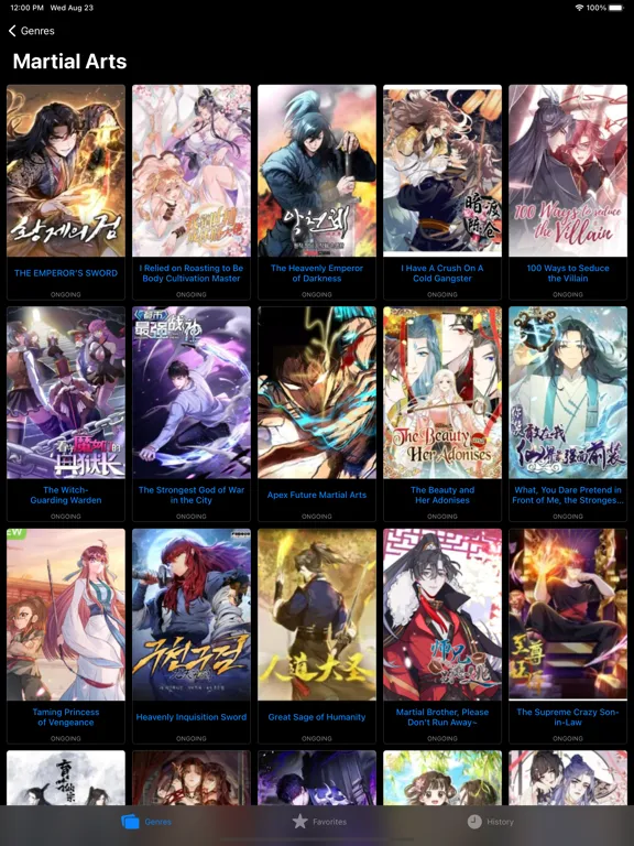 تصاویر Manga Reader - Read Manga PRO iPad 