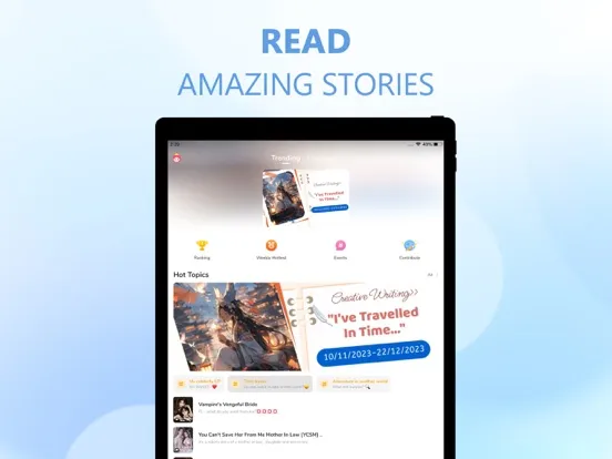 NovelToon: Read Books, Stories iPad  স্ক্রিনশট