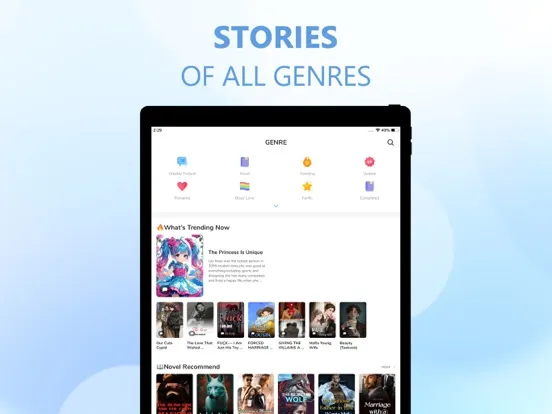 NovelToon: Read Books, Stories iPad  স্ক্রিনশট
