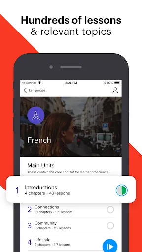 Capturas de tela do Mango Languages Learning
