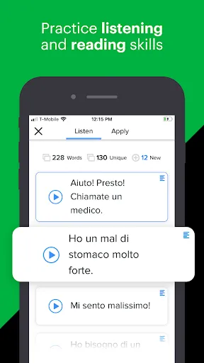 Capturas de tela do Mango Languages Learning