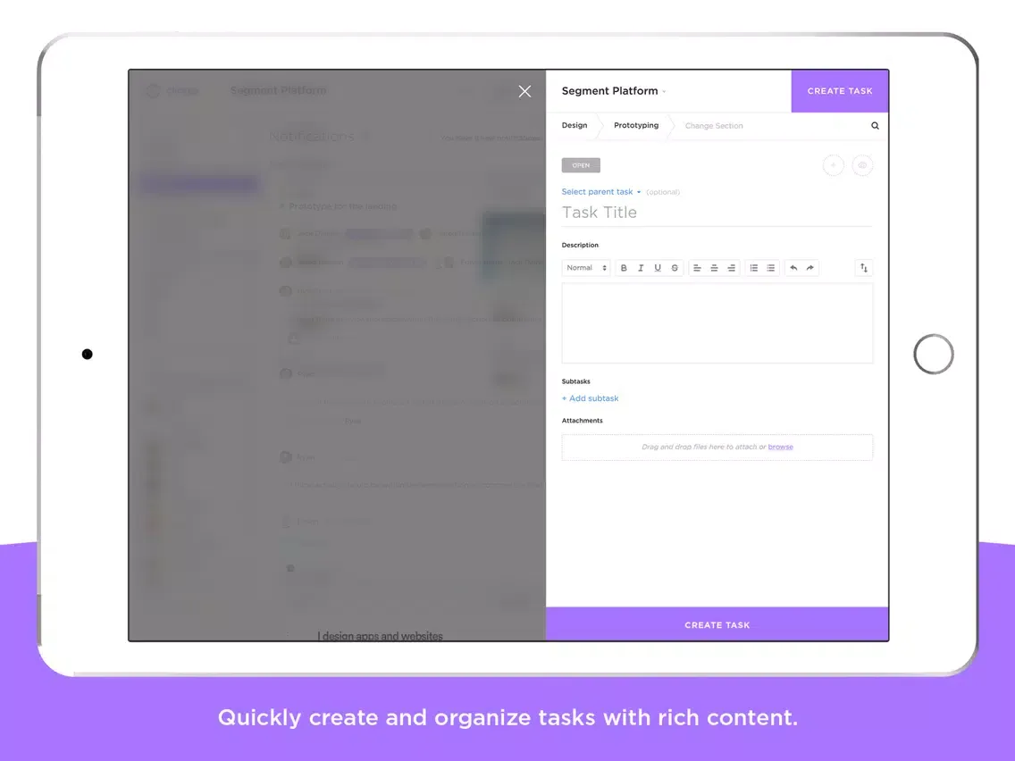 Скриншоты ClickUp: Productivity Platform iPad 