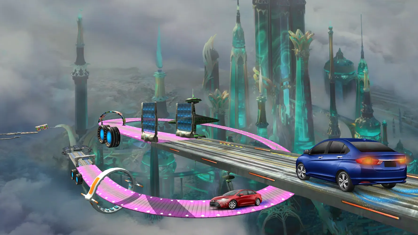 Mega ramp car stunts 3d racing Screenshots