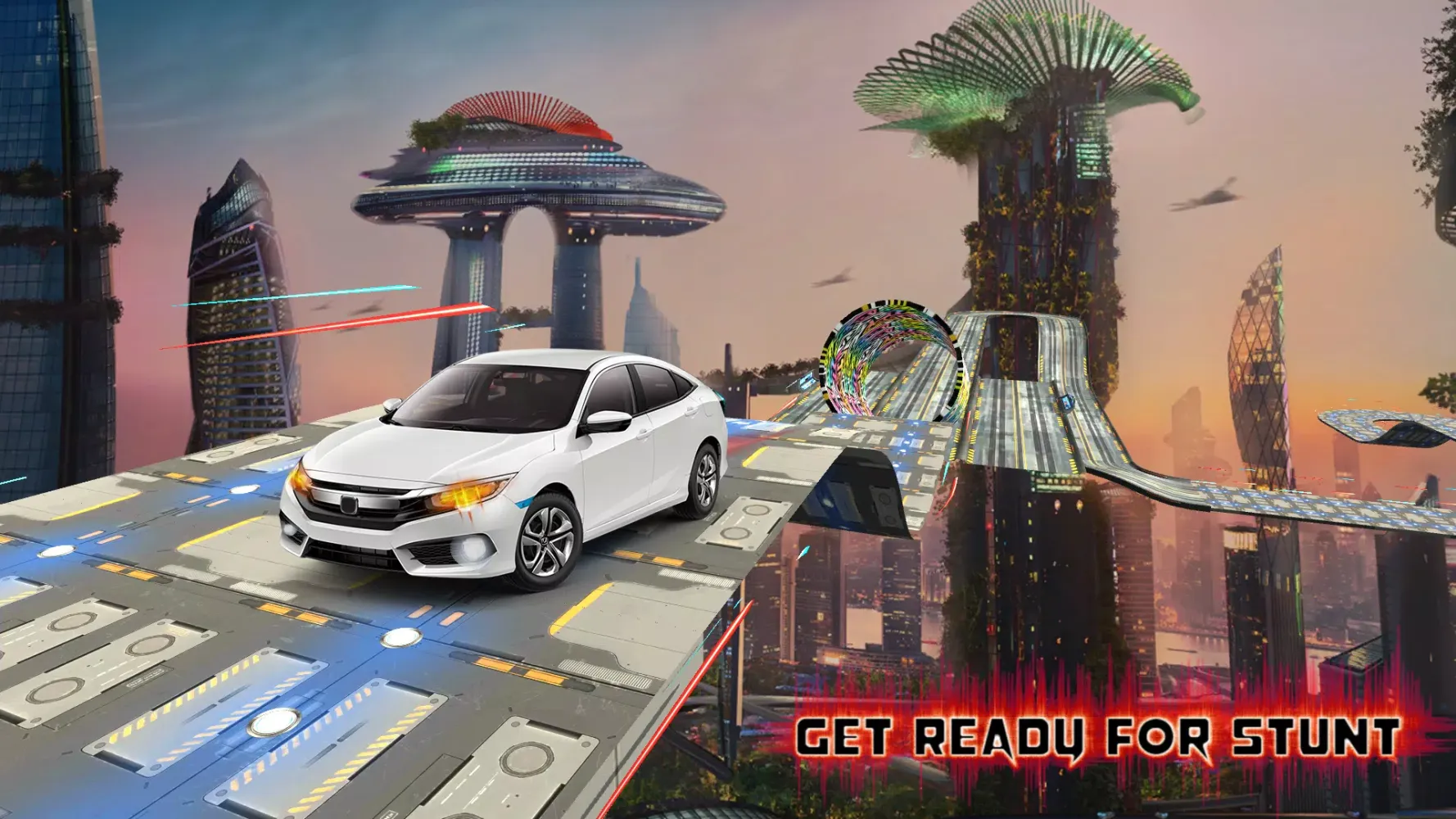 Mega ramp car stunts 3d racing Screenshots