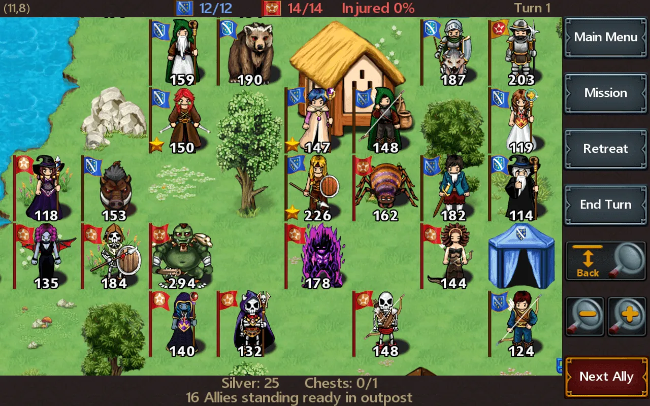 Tactics Maiden سکرین شاٹس