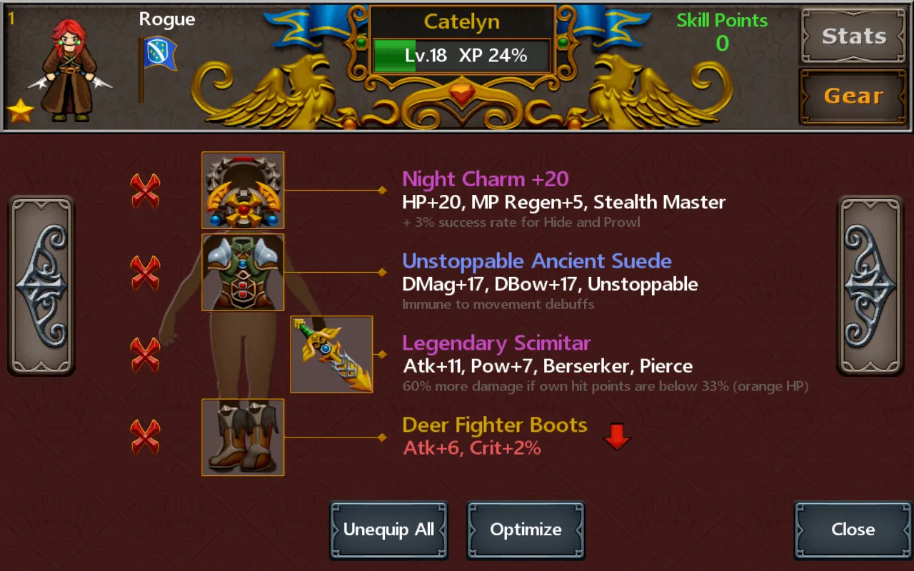 Tactics Maiden سکرین شاٹس
