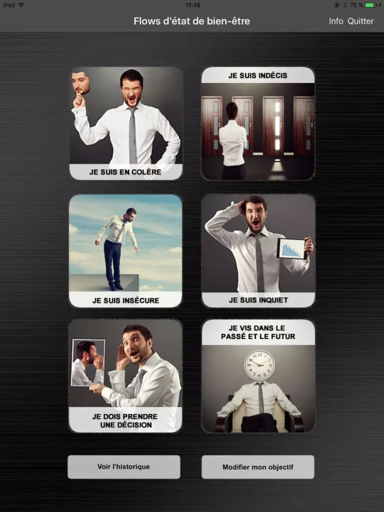Capturas de pantalla de mango coach – PNL iPad 