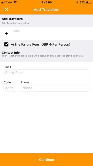 Screenshot di Tickets To India