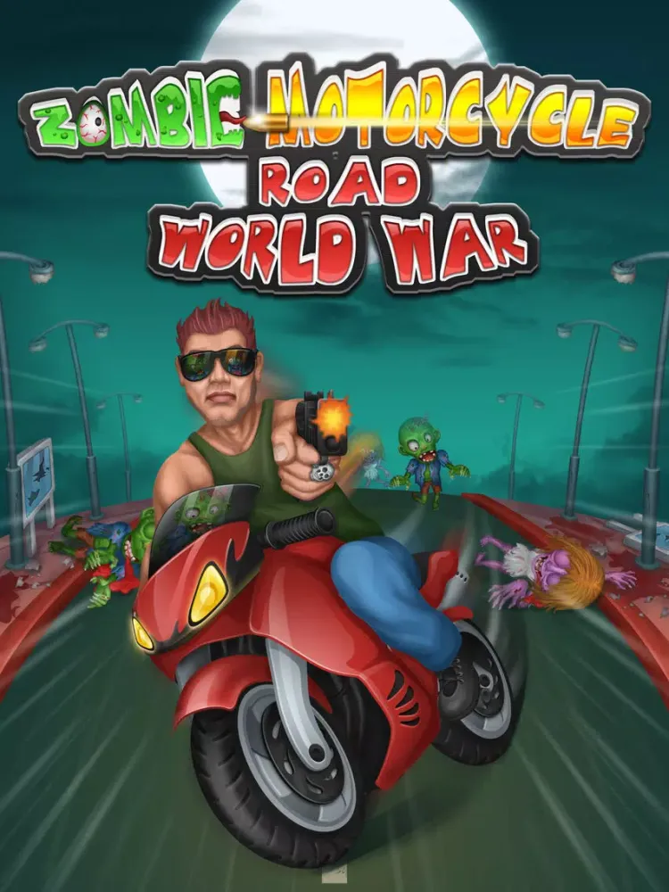A Zombie Moto World War - Free Car Racing Game iPad 应用截图