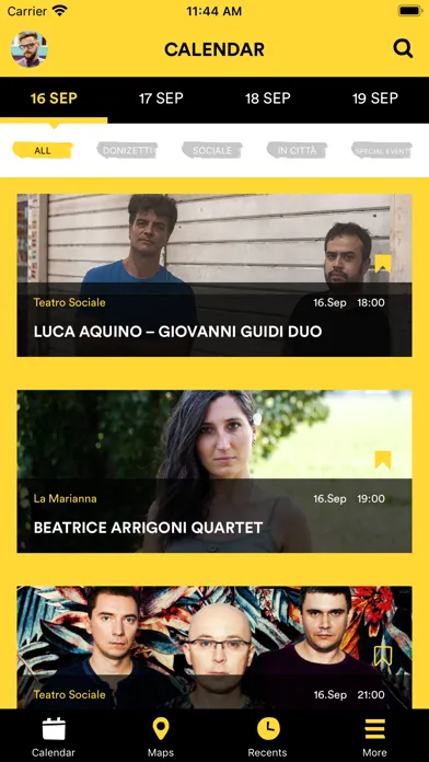 Tangkapan layar Bergamo Jazz Festival