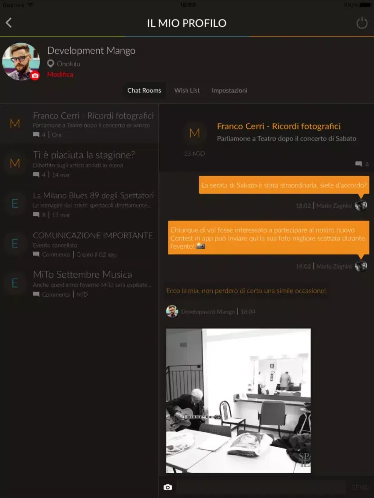 ภาพหน้าจอของ Spazio Teatro 89 - Musica Eventi Teatro iPad 