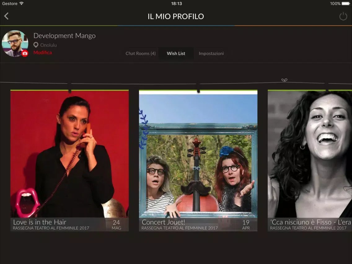 ภาพหน้าจอของ Spazio Teatro 89 - Musica Eventi Teatro iPad 