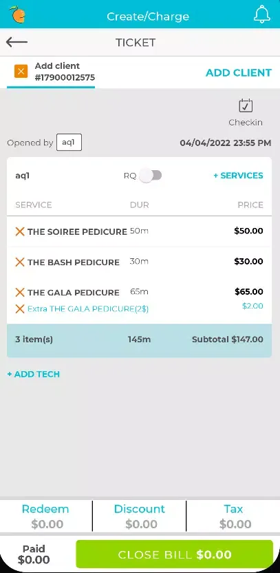 Screenshot di Mango Pay