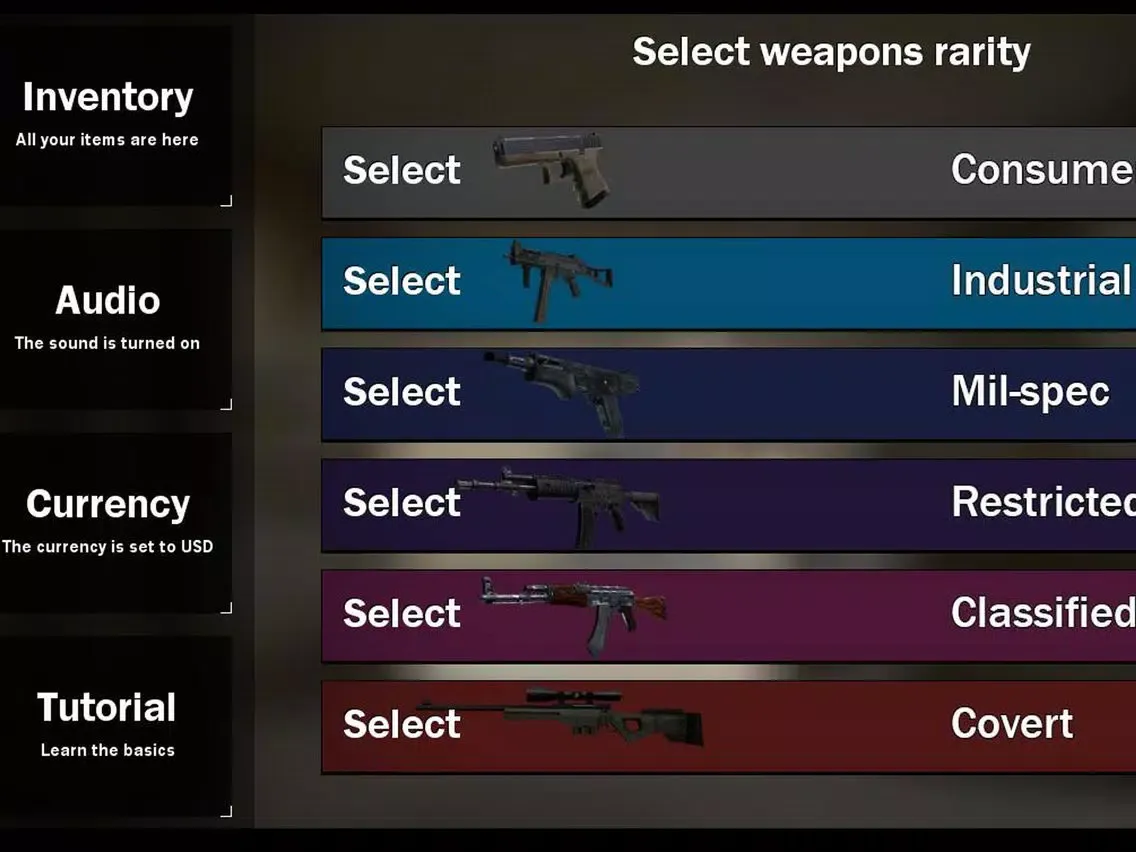Скриншоты Trade up Contract Simulator for CS:GO iPad 