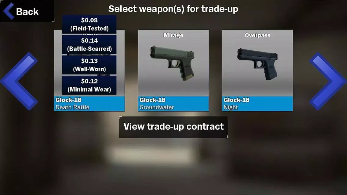 Скриншоты Trade up Contract Simulator for CS:GO