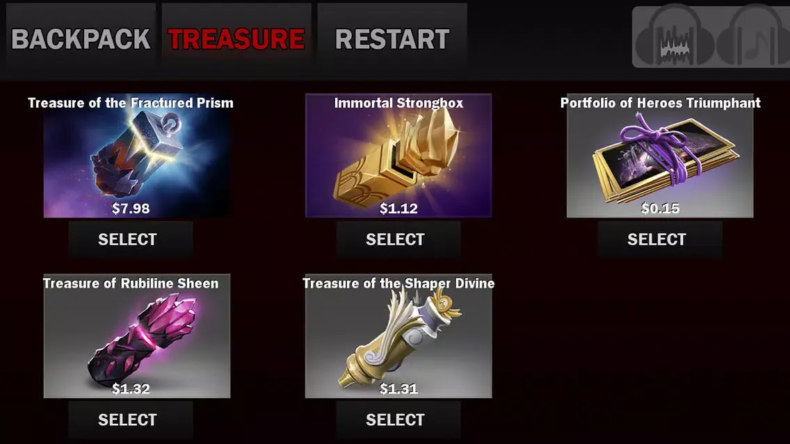 Capturas de tela do Treasure Opening for Dota 2