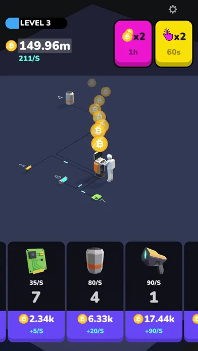 Bitcoin Miner سکرین شاٹس