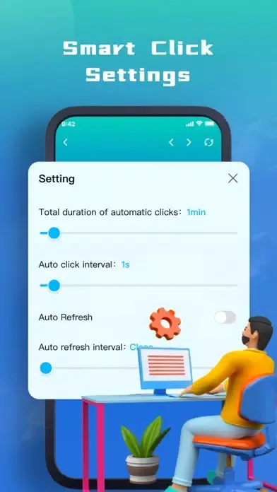 Скриншоты AutoClicker pro-MQ Auto Tap