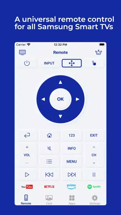 Zrzuty ekranu Smart remote for Samsung TV .