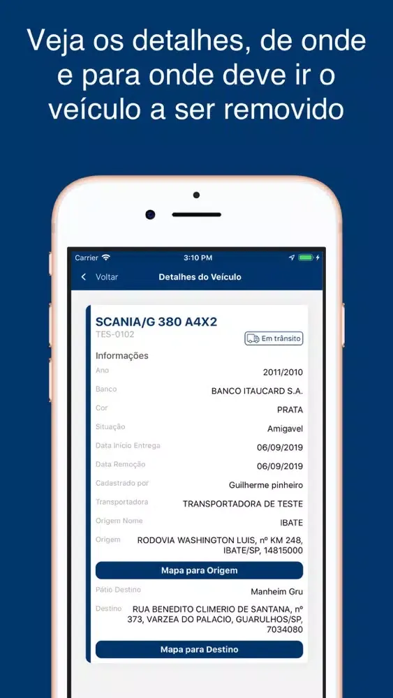 Manheim Remoções স্ক্রিনশট