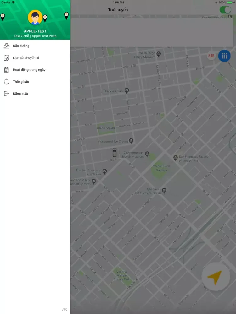 Mạnh Huyền Taxi 68 Driver iPad  Ekran Görüntüleri