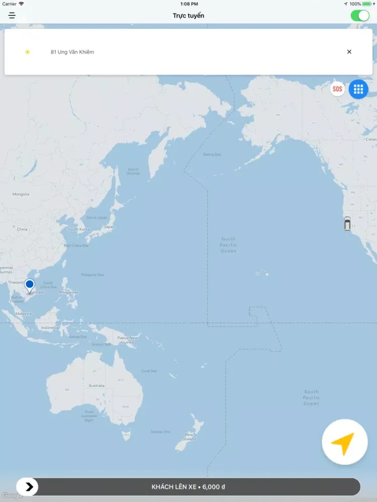 Mạnh Huyền Taxi 68 Driver iPad  Ekran Görüntüleri