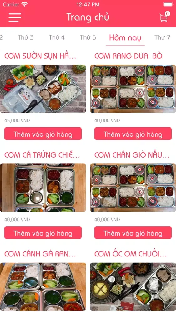 Captures d'écran de Cơm Nhà