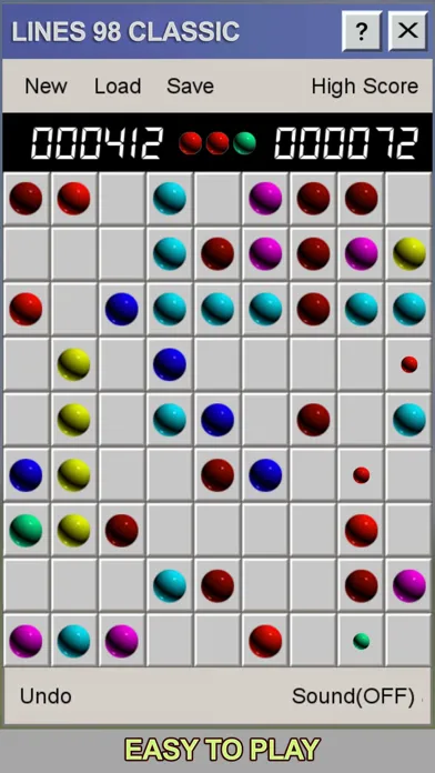 Скриншоты Line 98: Color Balls Standard