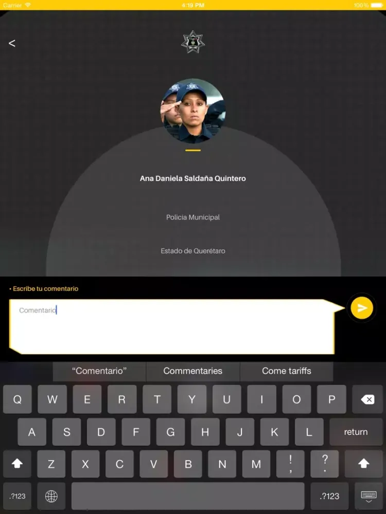 صور Policia Querétaro iPad 