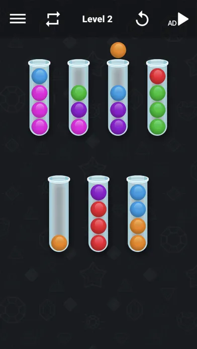 Ball Sort 3D : Drop Ball Tube スクリーンショット