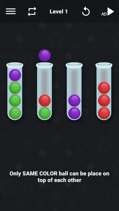 Ball Sort 3D : Drop Ball Tube スクリーンショット