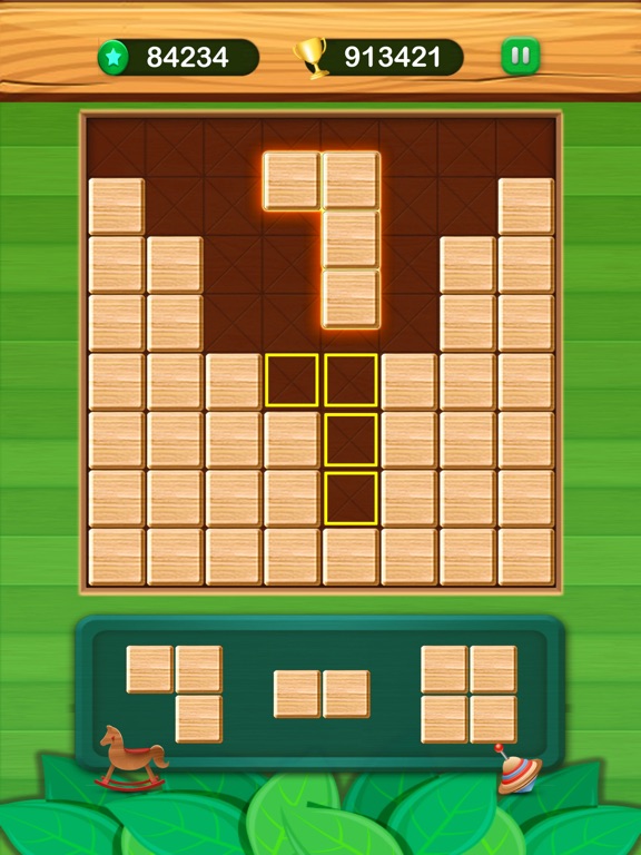 Block Puzzle Wood Origin iPad  Screenshots