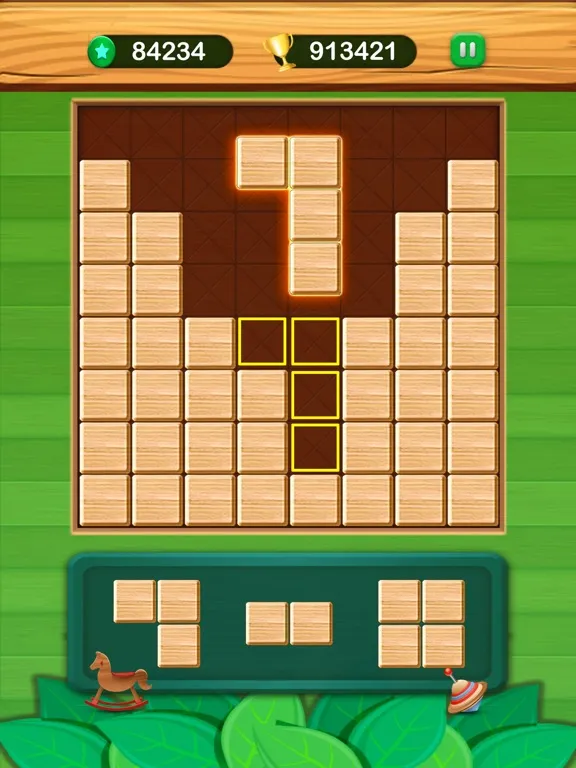 Block Puzzle Wood Origin iPad  스크린샷