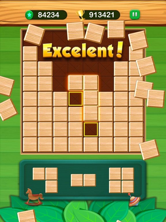Block Puzzle Wood Origin iPad  Screenshots